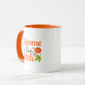 Mug Bienvenue dans notre Patch Wordart Fall (Devant gauche)