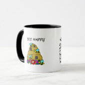 Mug Bienvenue dans notre ruche d'abeilles (Devant gauche)