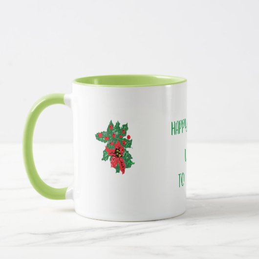 Mug : BIENVENUE DE Noël À NOTRE MAISON (Gauche)