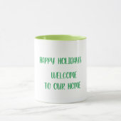 Mug : BIENVENUE DE Noël À NOTRE MAISON (Centre)