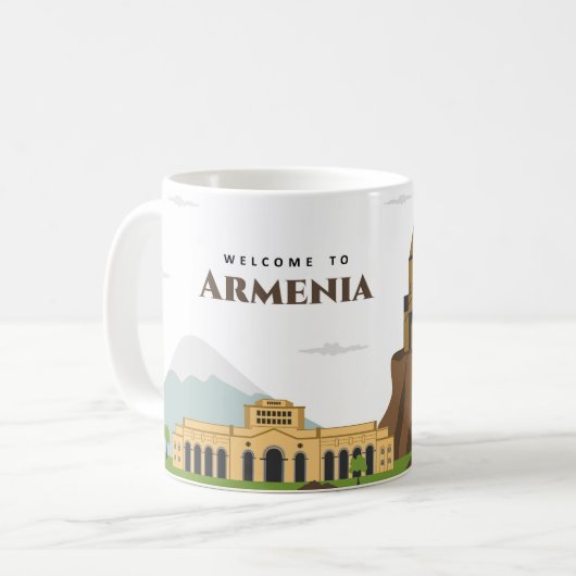 Mug Bienvenue en Arménie (Devant gauche)