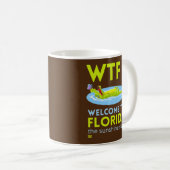 Mug "BIENVENUE EN FLORIDE" drôle     (Devant droit)