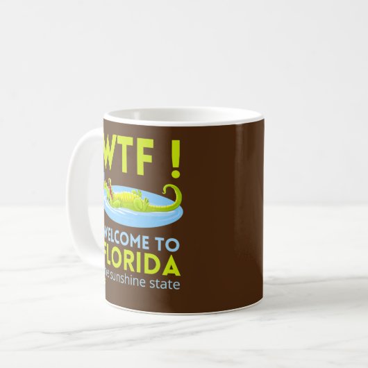 Mug "BIENVENUE EN FLORIDE" drôle     (Devant gauche)