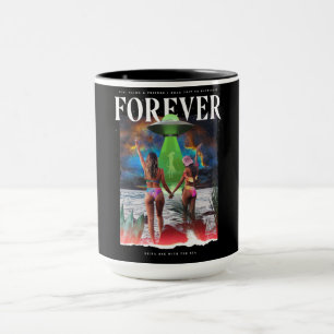 Mug Bienvenue Été - Tenues de Plage - Deux Filles