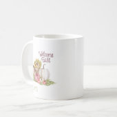 Mug Bienvenue Fleurs Citrouilles Automne (Devant gauche)