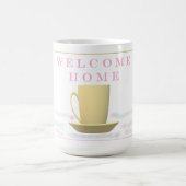 MUG BIENVENUE MAISON CONCEPTION DE TEACUP DANS LES COU (Centre)