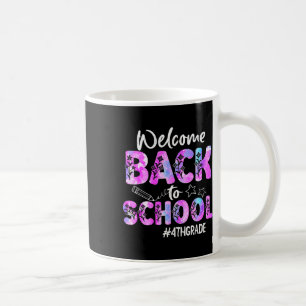 Mug Bienvenue Retour À L'École 4E Année Retour À L'Éco