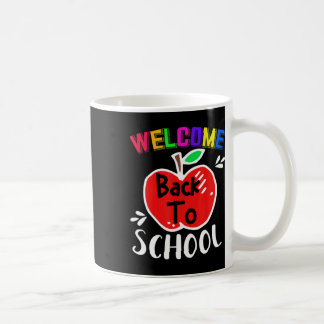 Mug Bienvenue Retour À L'École Fun Enseignants Cadeau 