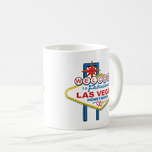 Mug Bienvenue sur Fabulous Las Vegas Honeymoon (Devant droit)