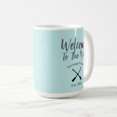 Mug Bienvenue Sur Le Nom De Famille De La Rivière (Devant droit)