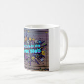 Mug Bienvenue sur le web rétro (Devant droit)