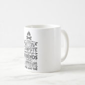Mug Bienvenue Sur Notre Camping Funny Camping Slogan (Devant droit)