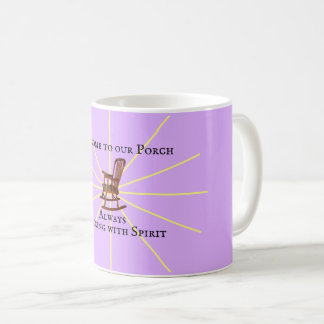 Mug Bienvenue Sur Notre Porche | Mauve |