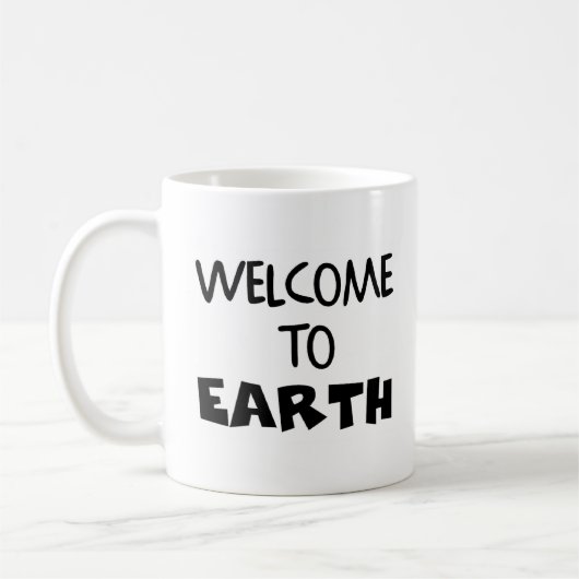 Mug bienvenue sur terre (Gauche)