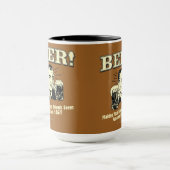 Mug Bière : Aider Les Amis Semblent Plus Amusants (Centre)