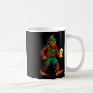 Mug Bière allemande Bigfoot Sasquatch Lederhose drôle