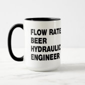 Mug Bière d'ingénieur hydraulique (Gauche)