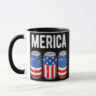 Mug Bière Drapeau Américain 4 juillet Hommes Femmes Me