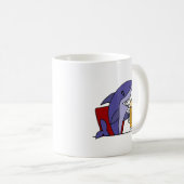 Mug Bière potable de requin drôle (Devant droit)