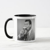Mug Bière potable d'homme d'affaires (Gauche)