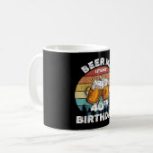 Mug Bière pour moi, c'est mon 40e anniversaire (Devant gauche)