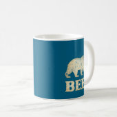 Mug Bières Vintage Bear Deer  (Devant droit)