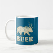 Mug Bières Vintage Bear Deer  (Gauche)