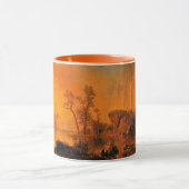 Mug Bierstadt - Coucher de soleil dans les Rocheuses (Centre)