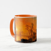 Mug Bierstadt - Coucher de soleil dans les Rocheuses (Devant gauche)