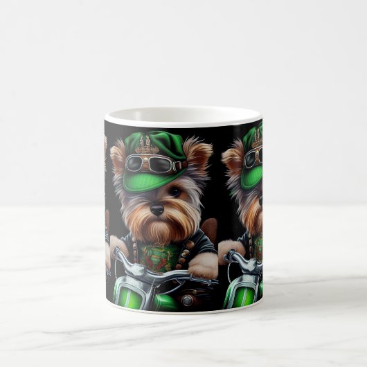 Mug Biewer Terrier Chien Conduite Vélo St. Patrick's D (Centre)