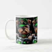 Mug Biewer Terrier Chien Conduite Vélo St. Patrick's D (Gauche)