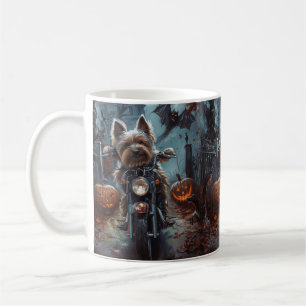 Mug Biewer Terrier équitation Moto Halloween Effrayer