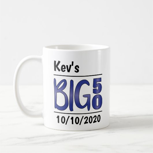 Mug "Big 50" (Gauche)