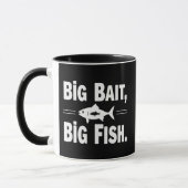 Mug Big Bait Big Fish Funny Fishing (Gauche)