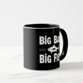 Mug Big Bait Big Fish Funny Fishing (Devant droit)