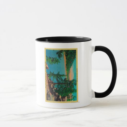 Mug Big Bear Lake Vue sur Rim o' World Drive (Droite)