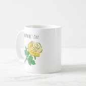 Mug Big Beautiful Yellow Rose (Devant gauche)