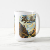 Mug Big Bend National Park Texas Desert Retro (Devant droit)