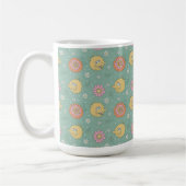 Mug Big Bird | Good Vibes Floral Pattern (Gauche)