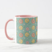 Mug Big Bird | Good Vibes Floral Pattern (Gauche)