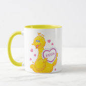 Mug Big Bird Saint-Valentin (Gauche)