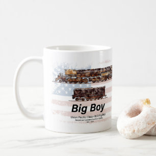 Mug Big Boy Train à vapeur Vintage Locomotive américai