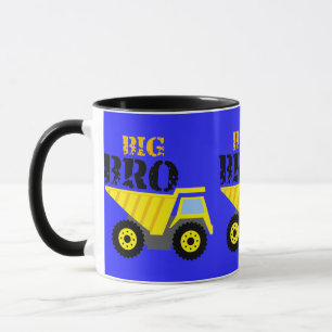 Mug Big Bro Construction Camion à vidange jaune