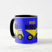 Mug Big Bro Construction Camion à vidange jaune (Devant gauche)