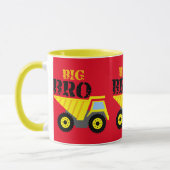 Mug Big Bro Construction Camion à vidange jaune (Gauche)