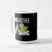 Mug Big Brother De Twins Dinosaur Dino (Devant gauche)