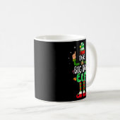Mug Big Brother Elf Matching Family Group Christmas Pa (Devant droit)