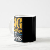 Mug Big Brother Of Twins New Brother Sibling Funny Twi (Devant gauche)