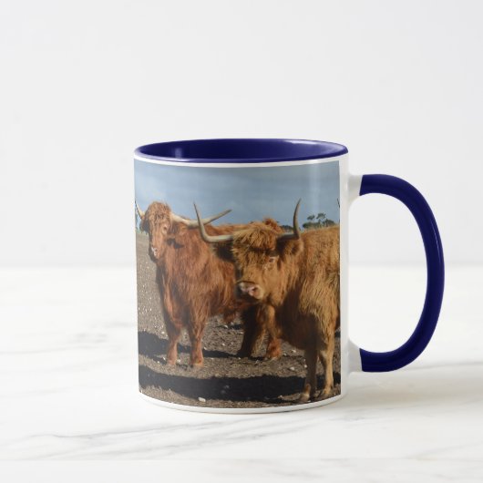 Mug Big Brown Highland Cows (Droite)