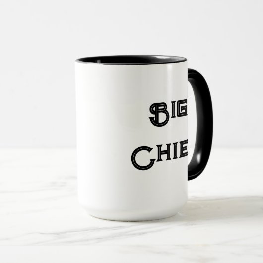 Mug "Big Chief" original art (Devant droit)